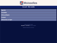 Tablet Screenshot of mairie-moisselles.fr